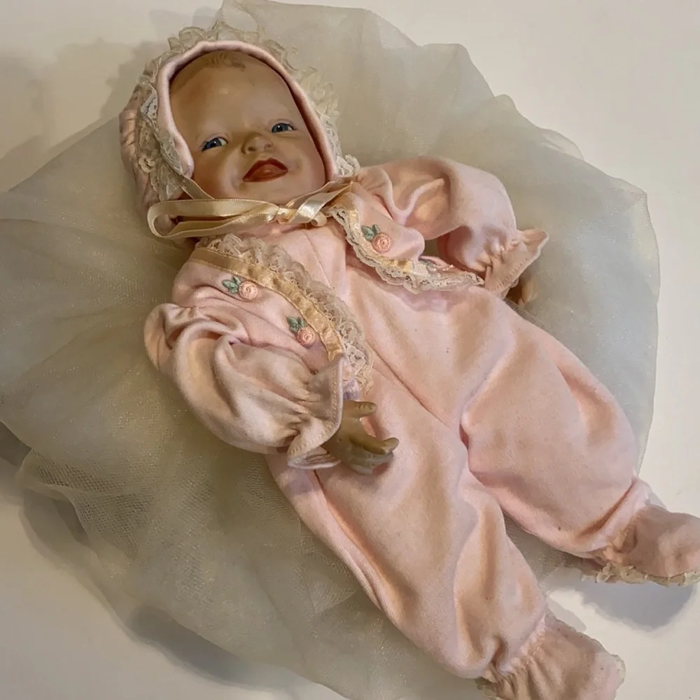 Ashton Drake Meagan Rose 1993 Collectable Porcelain Doll 12” Vintage (e) - Picture 2 of 11